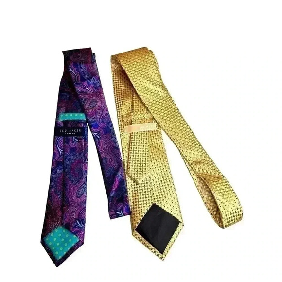 MEN’S LUXURY TIE BUNDLE• TED BAKER LONDON AND MICHAEL KORS•BEAUTIFUL TIE BUNDLE - Picture 8 of 9